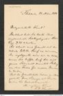 Nachlass Franz Steindachner, Brief von F. A. Smitt an Franz Steindachner (22.03.1884), Inv.Nr. 494.03, Seite 1